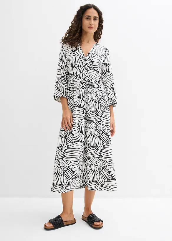 Abito tunica in misto viscosa morbido, bonprix