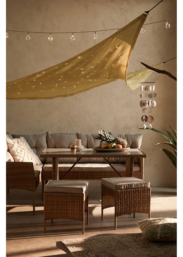 Sonaglio a vento Boltze in conchiglia capiz, Boltze Home Collections