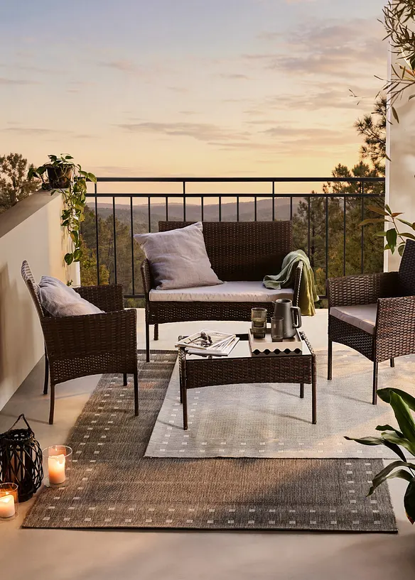 Tappeto da interno ed esterno con bordura, bonprix