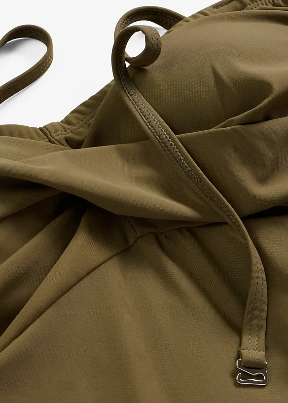 Costume intero con dettaglio incrociato ed effetto modellante leggero, bonprix