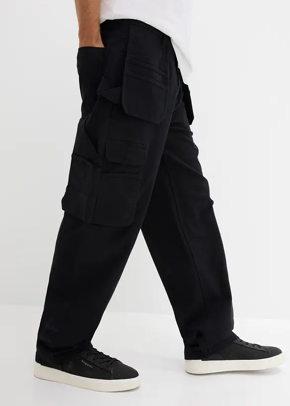 Pantaloni stile workwear con tasche funzionali, bonprix