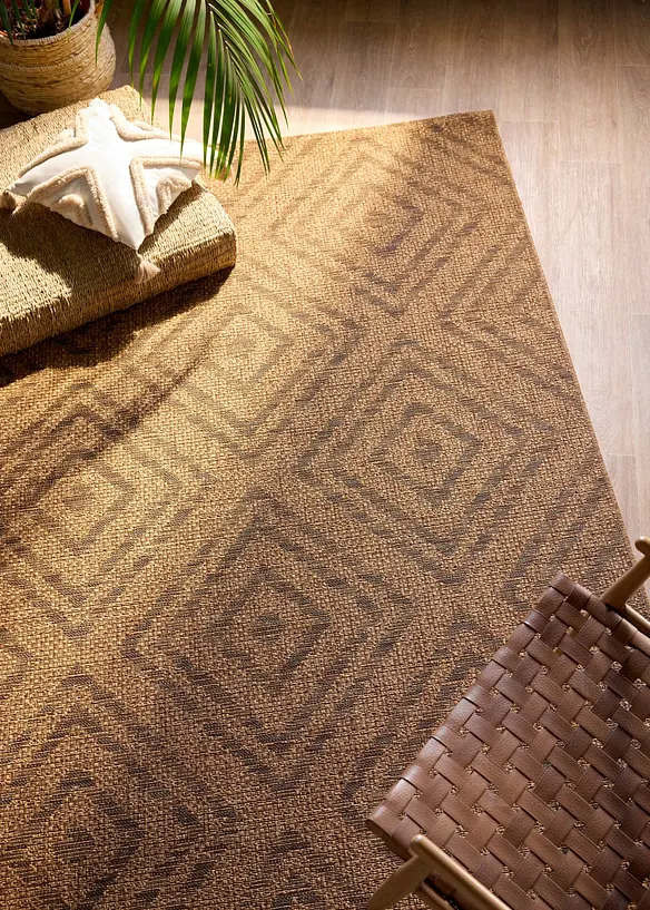 Tappeto da interno ed esterno in tonalit&agrave; naturali, bonprix