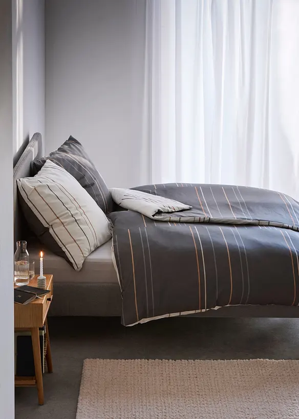 Biancheria da letto double-face in misto cotone, bonprix