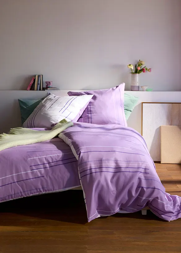 Biancheria da letto double-face in misto cotone, bonprix
