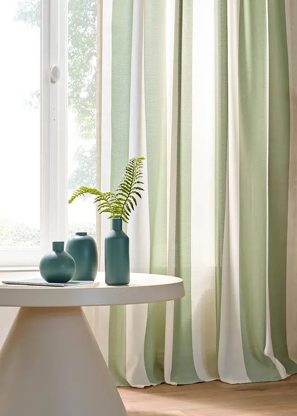 Tenda a righe con poliestere riciclato, anche extra lunga (pacco da 1), bonprix