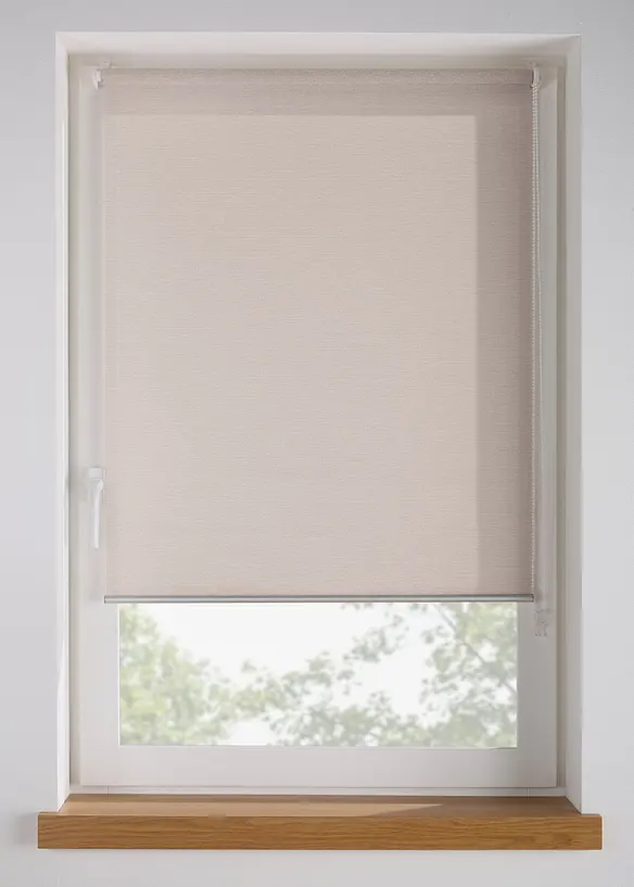 Tenda a rullo filtrante con trama effetto lino, bonprix