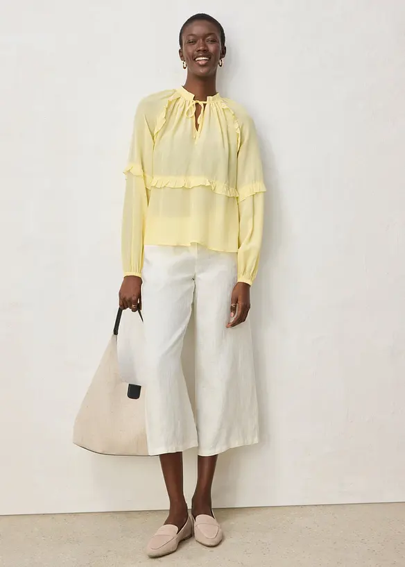 Tunica in misto seta, bonprix