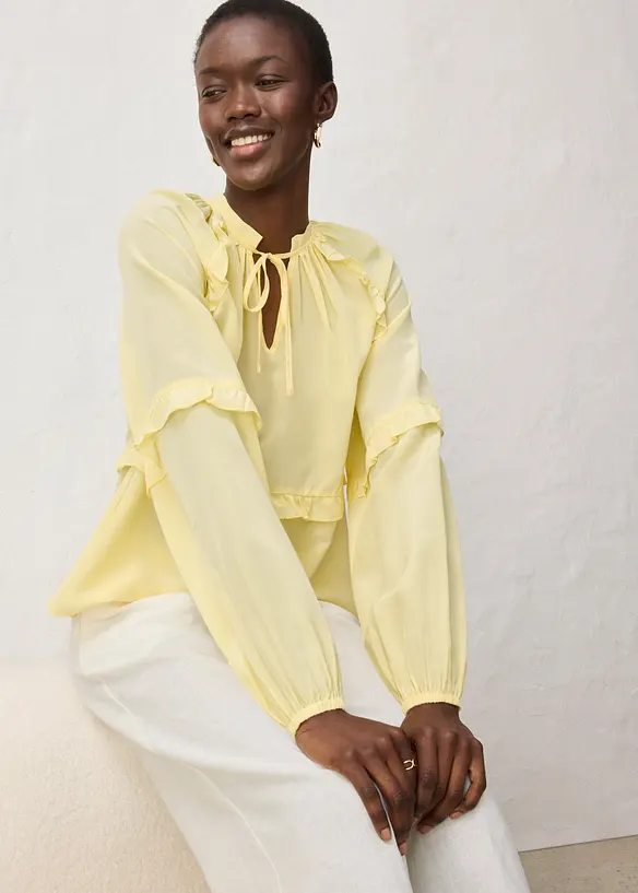 Tunica in misto seta, bonprix