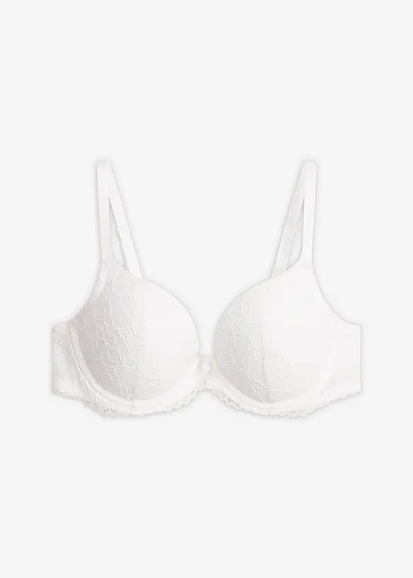 Reggiseno push-up in pizzo raffinato, bonprix