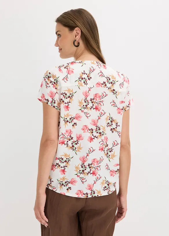 Camicetta a maniche corte in pura viscosa, bonprix