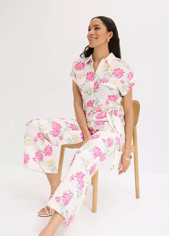 Tuta elegante in misto viscosa fluido, bonprix