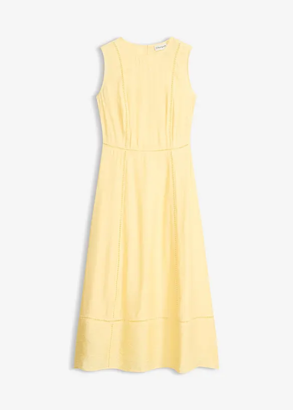 Abito midi in misto viscosa morbido, bonprix