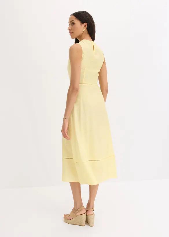 Abito midi in misto viscosa morbido, bonprix