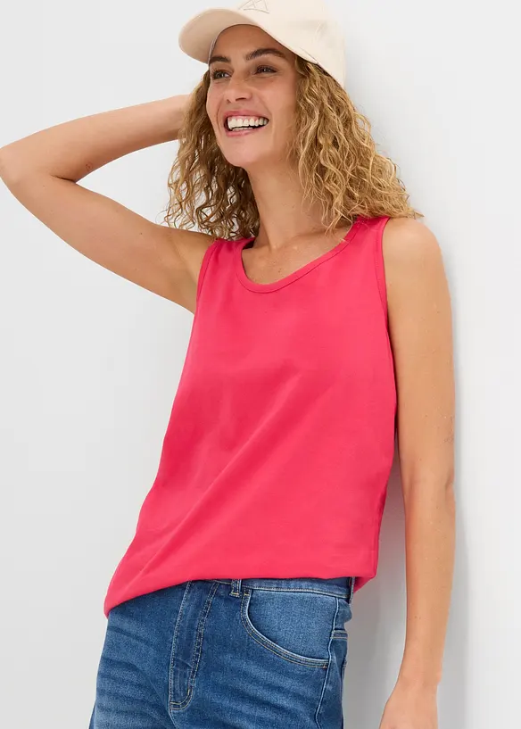 Top lungo in puro cotone (pacco da 5), bonprix