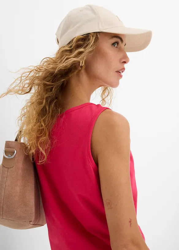 Top lungo in puro cotone (pacco da 5), bonprix