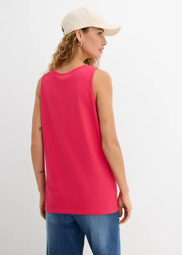 Top lungo in puro cotone (pacco da 5), bonprix