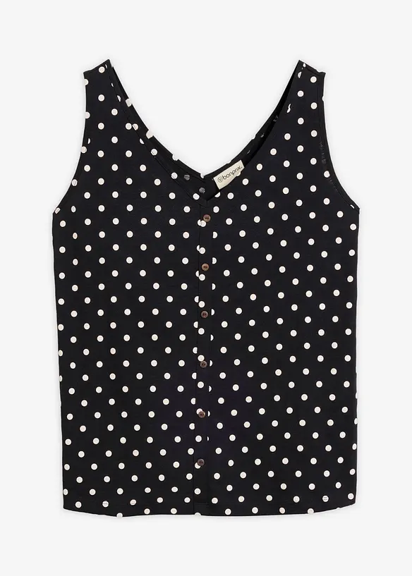 Top con bottoni, bonprix
