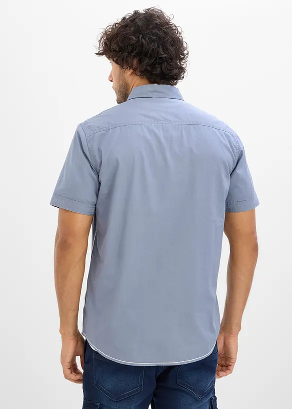 Camicia a maniche corte, slim fit, bonprix