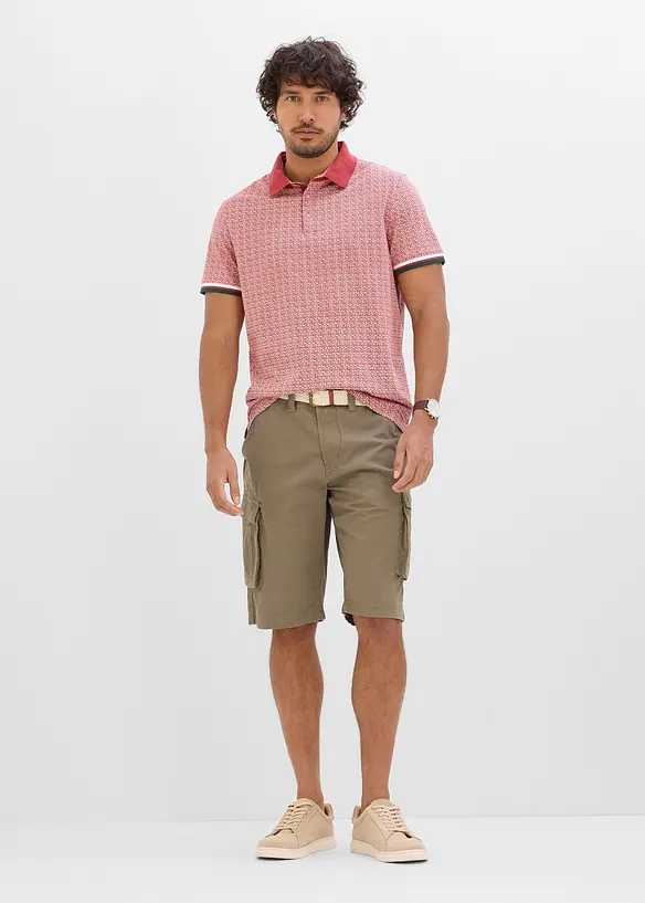 Polo in jersey di puro cotone biologico a maniche corte, bonprix