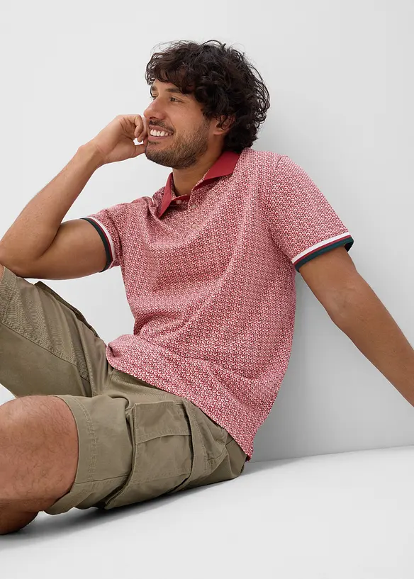 Polo in jersey di puro cotone biologico a maniche corte, bonprix