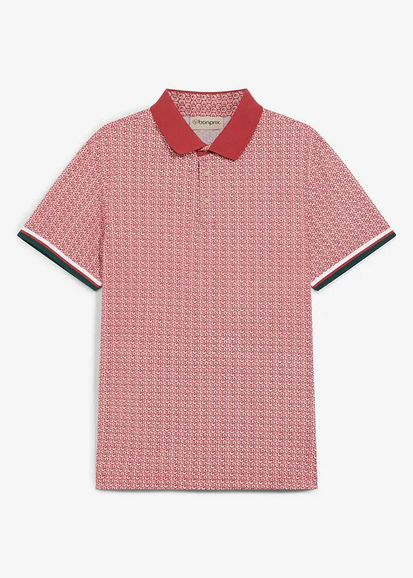 Polo in jersey di puro cotone biologico a maniche corte, bonprix