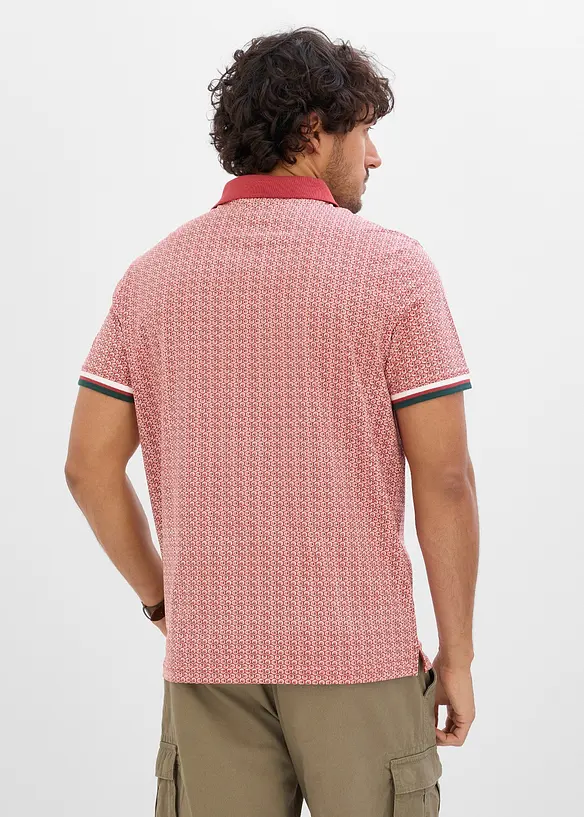 Polo in jersey di puro cotone biologico a maniche corte, bonprix