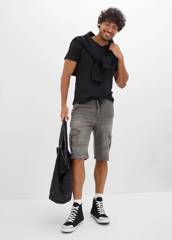 T-shirt con scollo a V (pacco da 3), bonprix