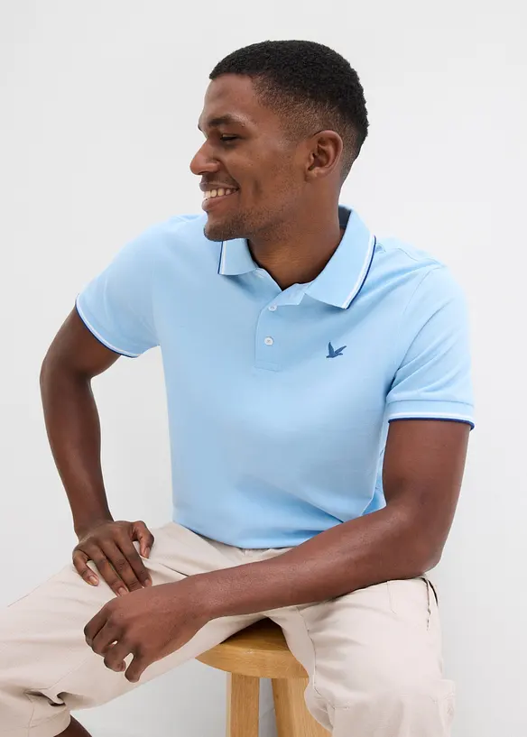 Polo in piquet di puro cotone biologico, bonprix