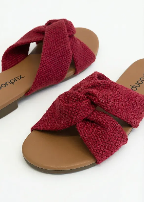 Ciabattine con nodo, bonprix