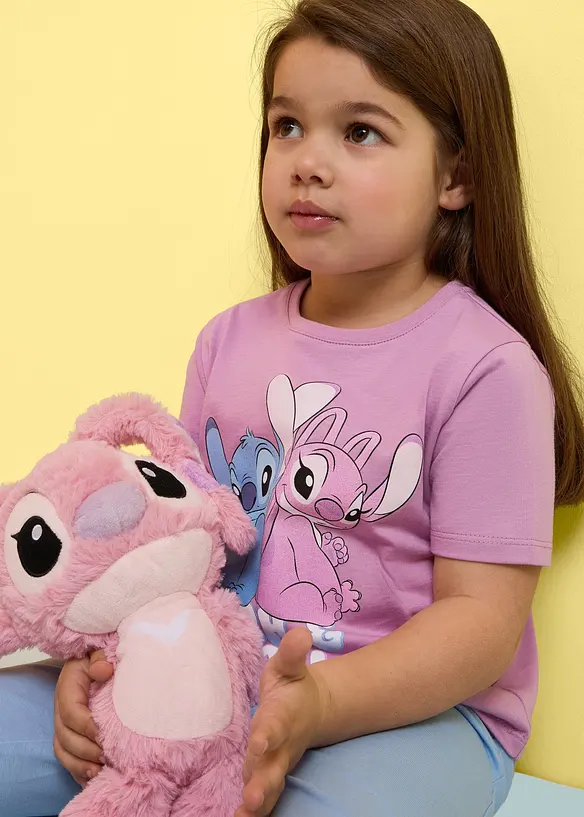 Maglia Disney in puro cotone con Stitch, Lilo & Stitch