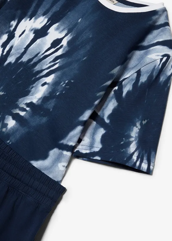 T-shirt e pantaloni corti in puro cotone biologico (set 2 pezzi), bonprix