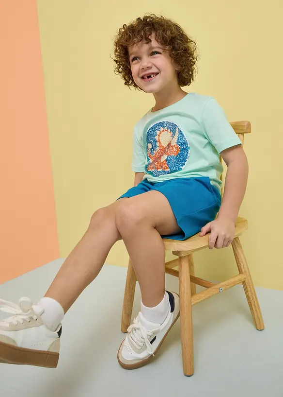 Shorts in jersey di cotone pesante (pacco da 2), bonprix