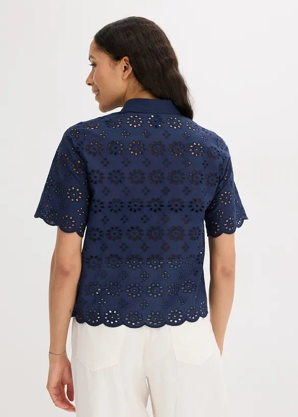 Camicetta a maniche corte in puro cotone, bonprix