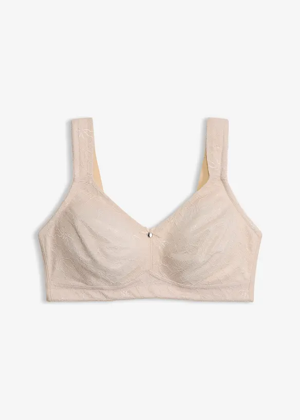 Reggiseno contenitivo senza ferretto con spalline imbottite, bonprix