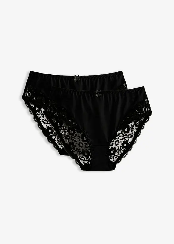 Slip alto (pacco da 2), bonprix