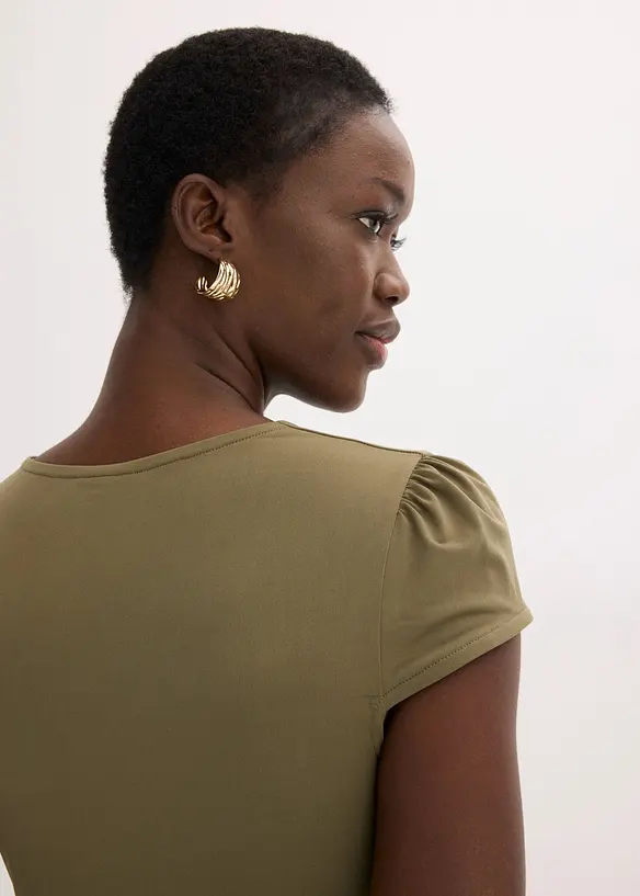 Abito di jersey con fibbia decorativa, bonprix