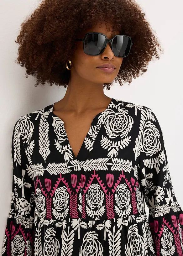 Abito lungo in viscosa fluida, bonprix