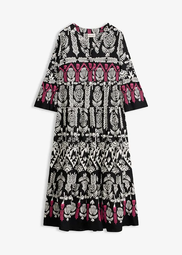 Abito lungo in viscosa fluida, bonprix