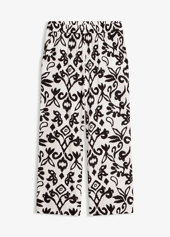 Pantaloni larghi in viscosa fluida, bonprix