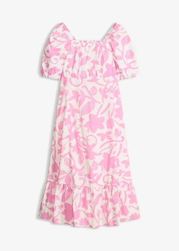 Abito midi in puro cotone biologico, bonprix