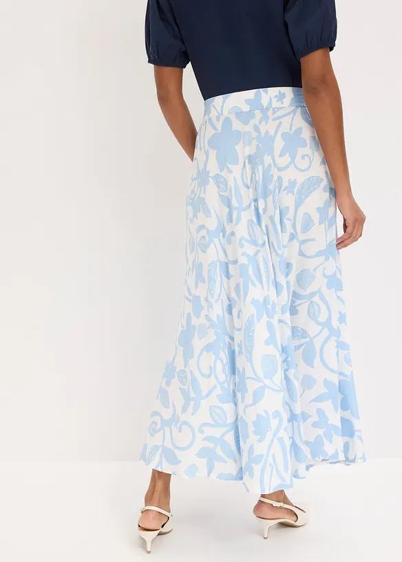 Gonna lunga in viscosa fluida, bonprix