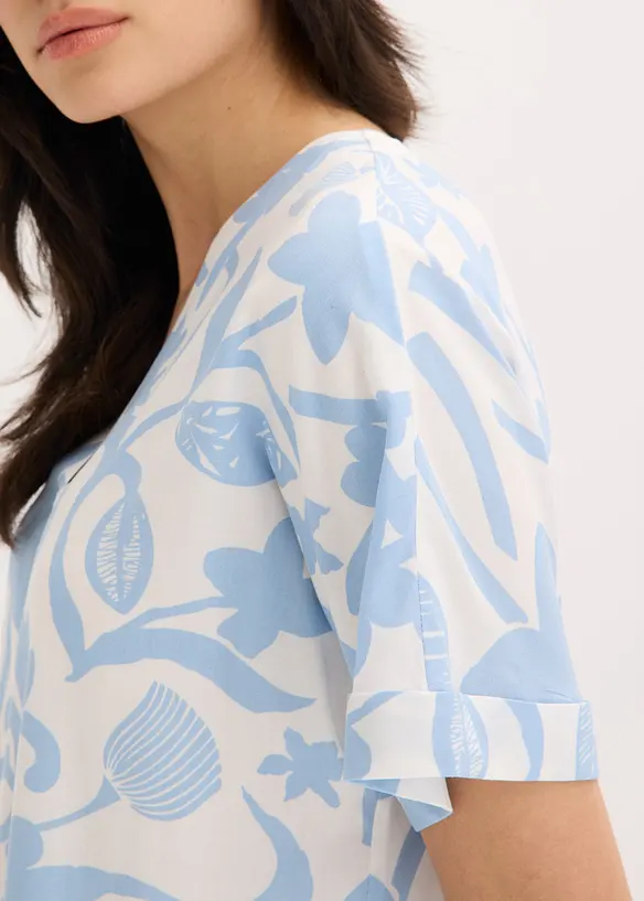 Tunica fantasia in viscosa fluida, bonprix