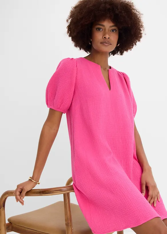 Abito corto in mussola, bonprix