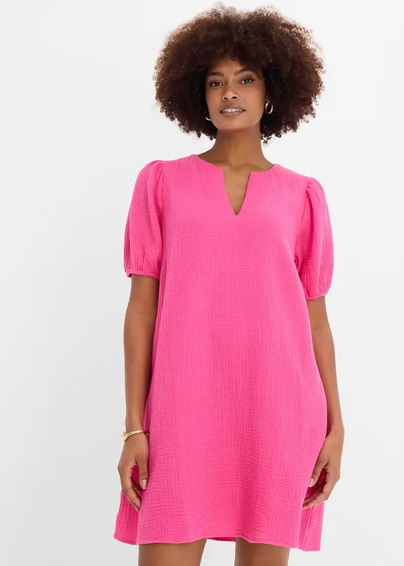 Abito corto in mussola, bonprix