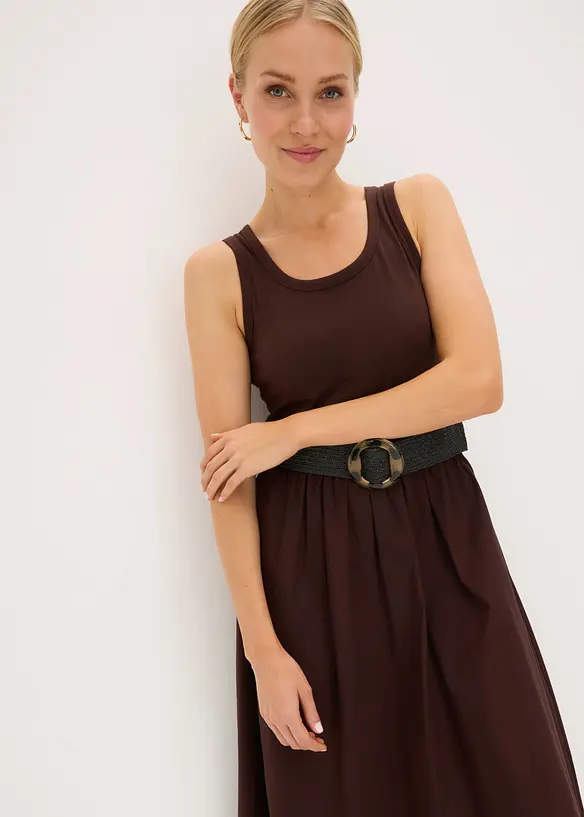 Abito di jersey in materiale misto, bonprix