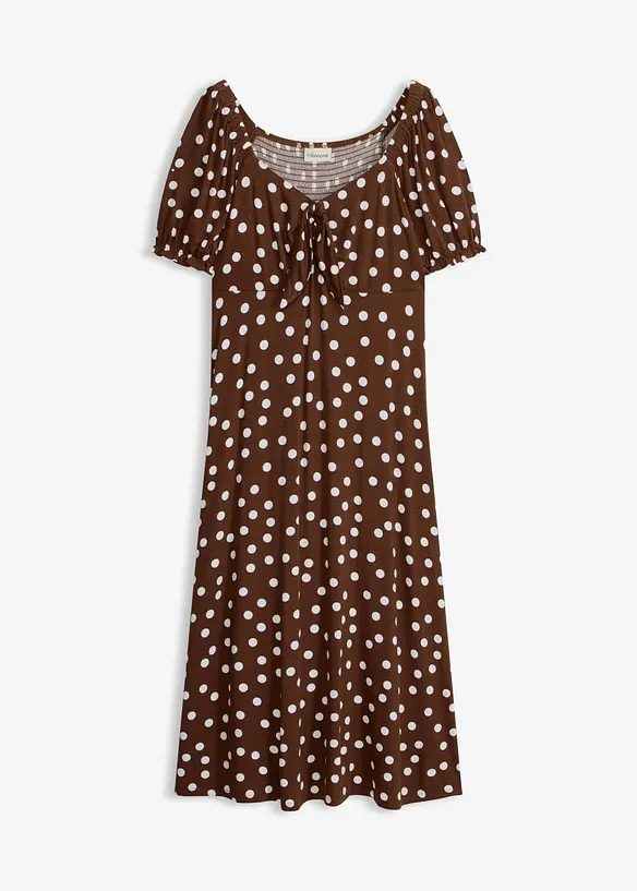 Abito midi in misto viscosa, bonprix