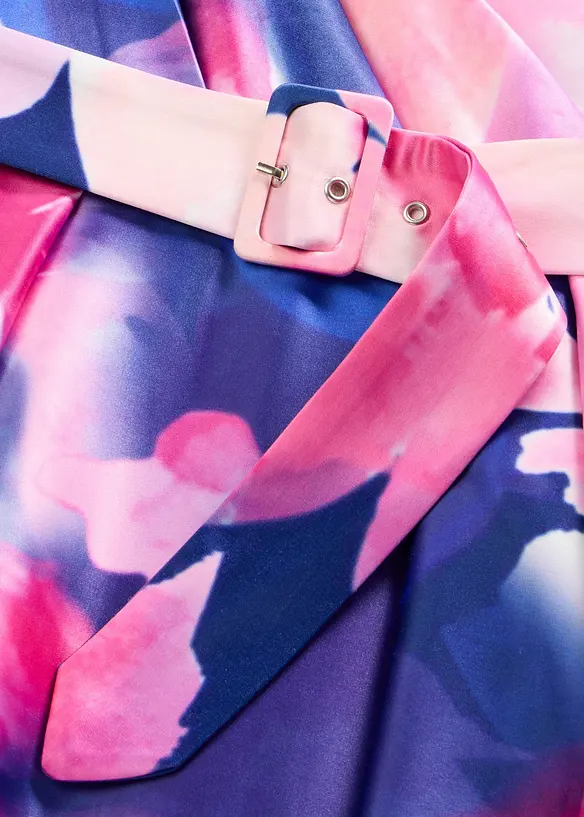 Abito monospalla in satin lucido, bonprix