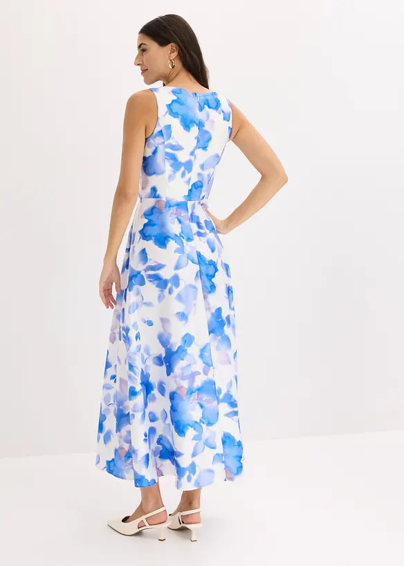 Abito lungo in satin lucido, bonprix