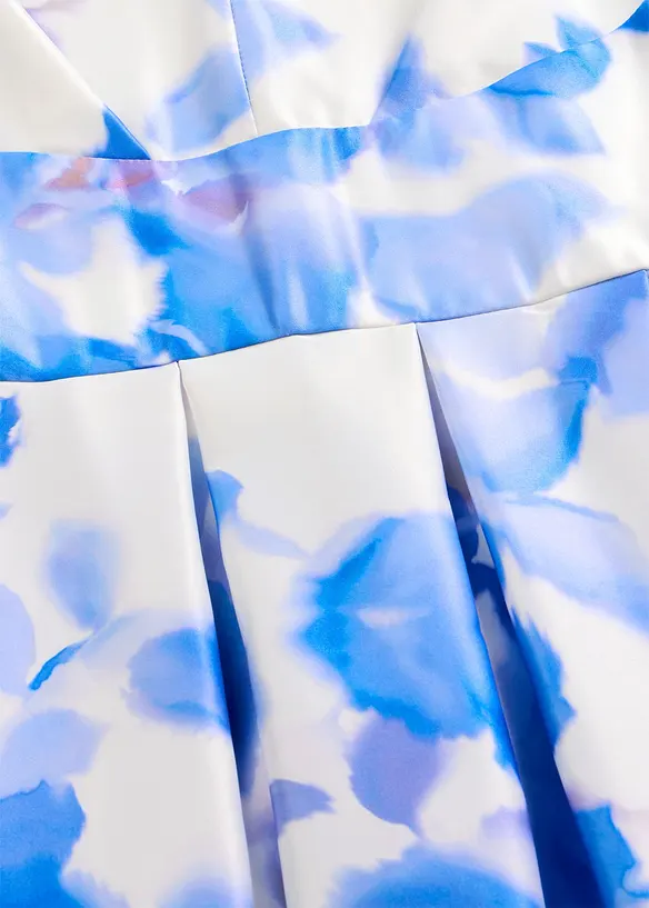 Abito lungo in satin lucido, bonprix