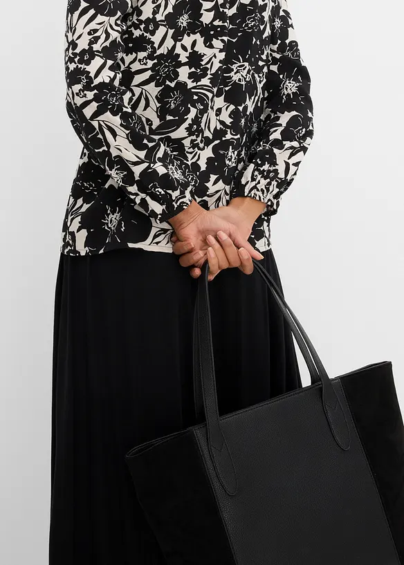 Blusa con dettagli in pizzo, bonprix